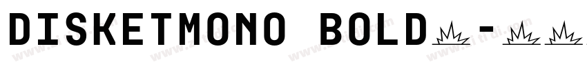 DisketMono Bold◆字体转换